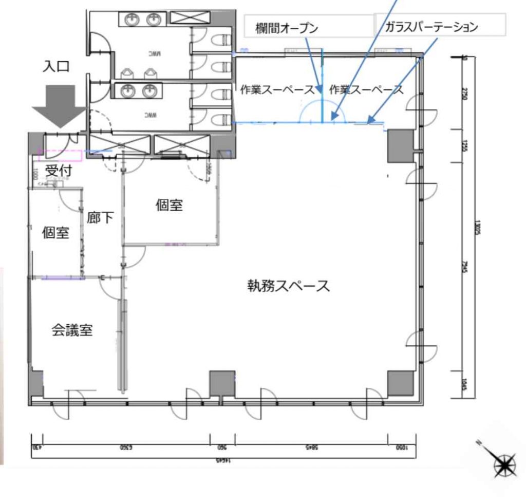 月島駅徒歩1分！個室・会議室付きの高コスパ居抜きオフィスの写真2