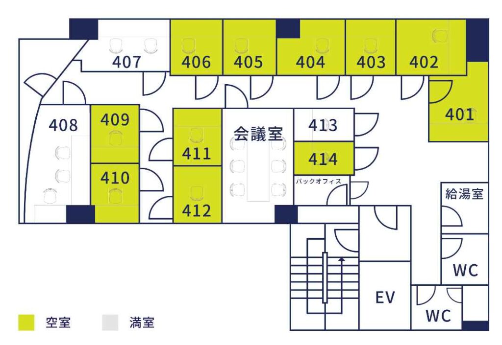 神谷町駅徒歩1分！無料貸会議室ありで来客対応可能なレンタルオフィスの写真2