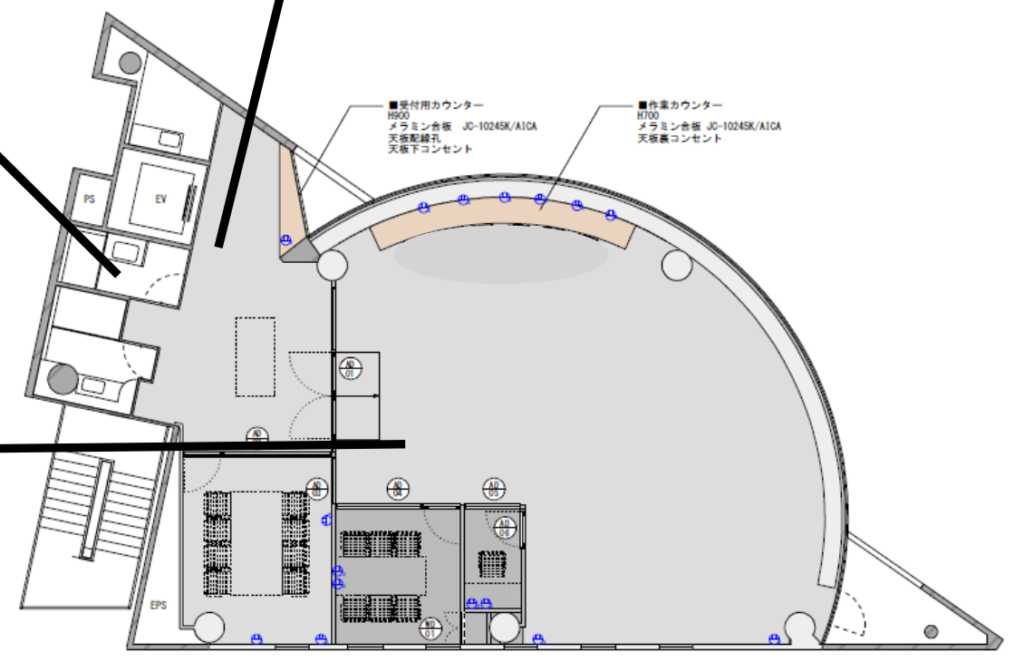 目黒駅徒歩6分！会議室完備＆執務スペース什器付セットアップの写真2