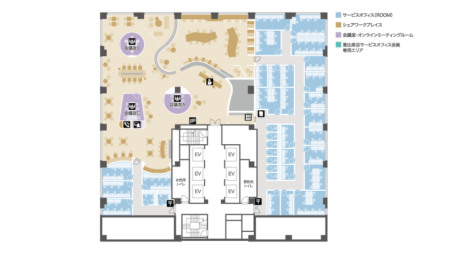 ビジネスエアポート 恵比寿 10F