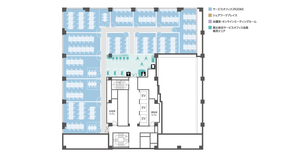 ビジネスエアポート 恵比寿 2F