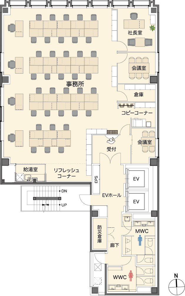 エスゲート（S-GATE）秋葉原
オフィスフロア