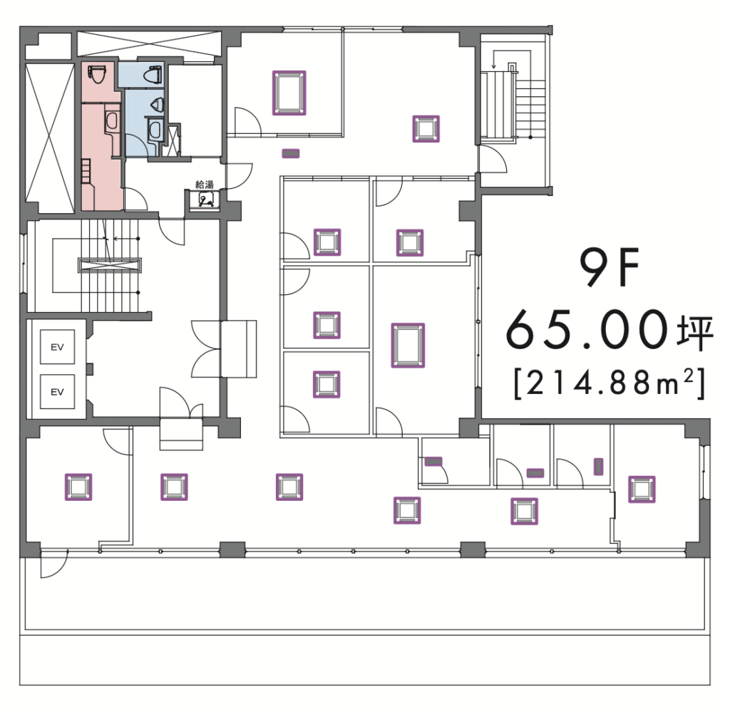 【セットアップ 汐留駅】賃料相場に比べリーズナブルなセットアップオフィス！の写真2