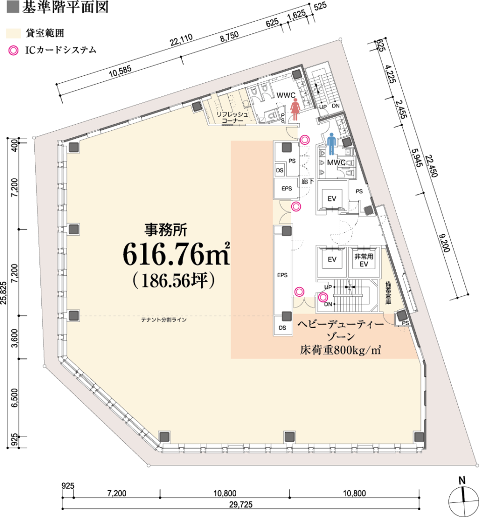 エスゲート（S-GATE）日本橋本町
オフィスフロア