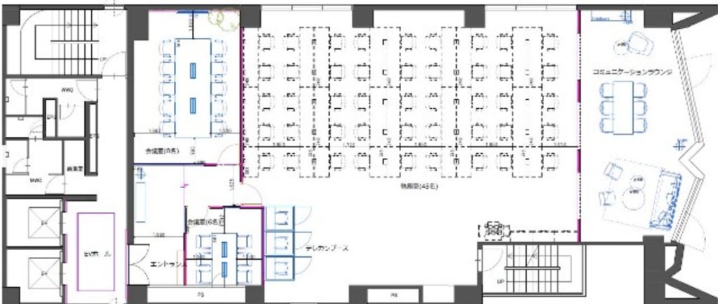 茅場町駅徒歩6分！会議室・ラウンジ・フォンブース付セットアップオフィスの写真2