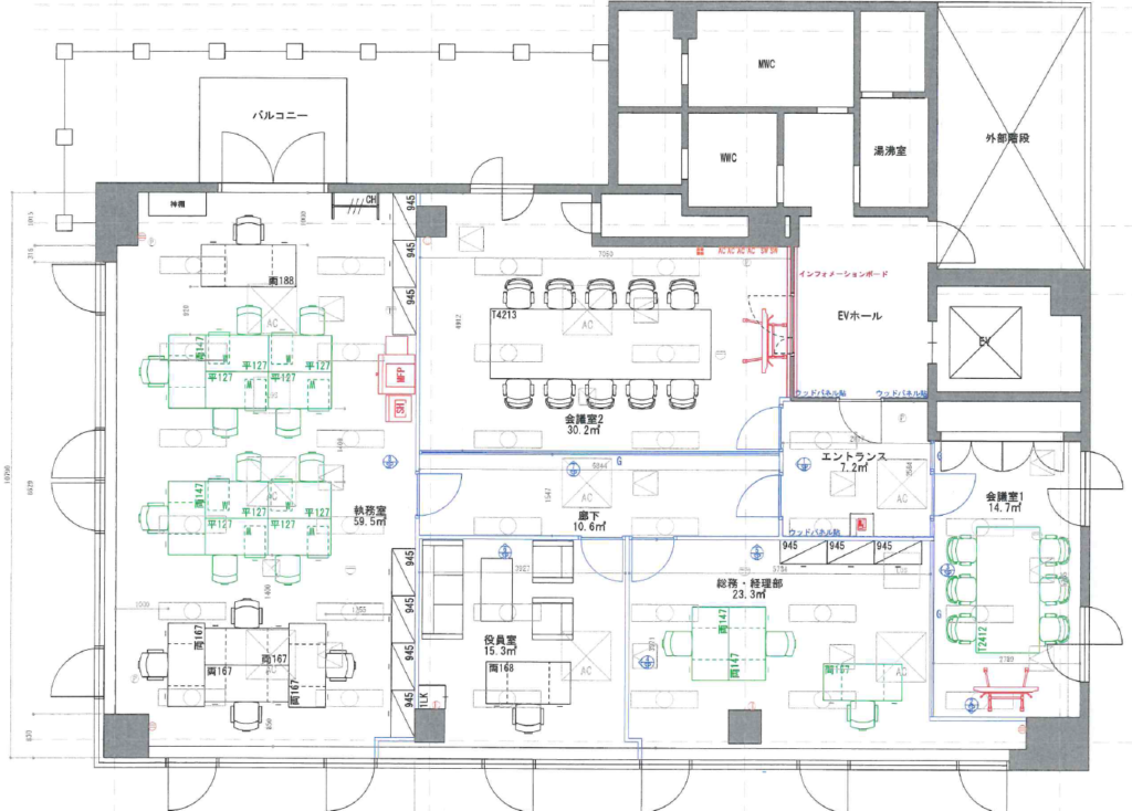 【希少居抜き：期間限定】八丁堀駅徒歩6分の好立地オフィス！の写真2