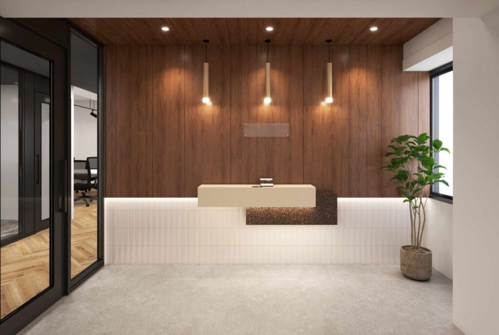 6名・10名用会議室付き！コンクリ天井と木目床が魅力のセットアップの写真5
