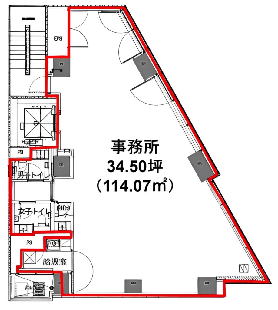 新橋駅徒歩2分！上層階でWEBブース完備のフルセットアップの写真2