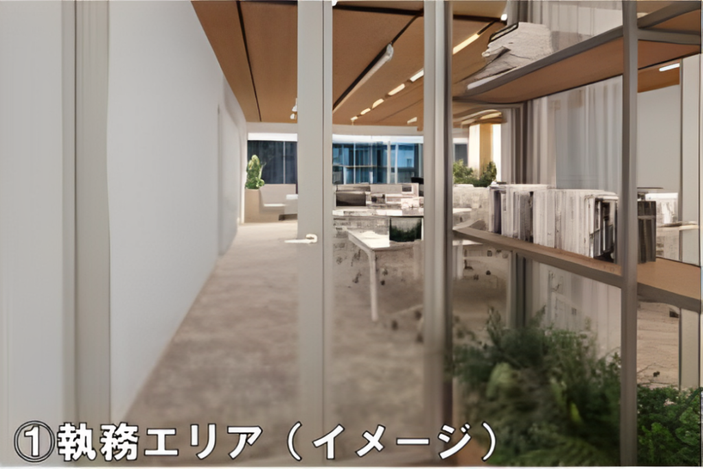 内幸町駅徒歩2分！敷金０で入居可の木質化セットアップオフィスの写真3