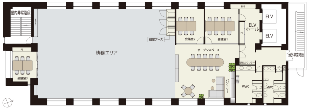【港区×最上階】大門駅徒歩6分！設備充実の環境配慮型オフィスの写真2