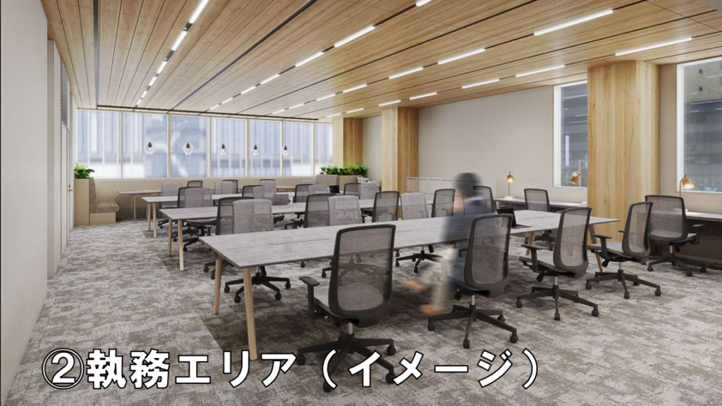 高層階×木質空間！新橋駅近で複数路線利用可＆敷金0円オフィスの写真4