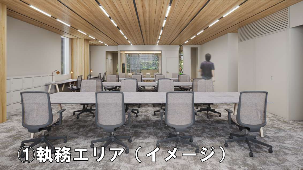 高層階×木質空間！新橋駅近で複数路線利用可＆敷金0円オフィスの写真3