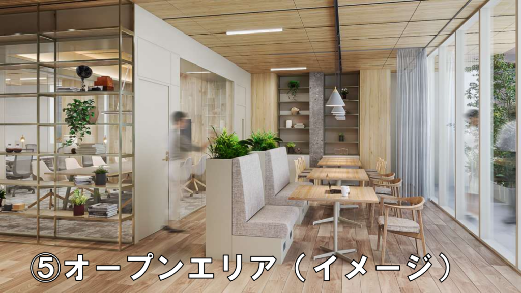 高層階×木質空間！新橋駅近で複数路線利用可＆敷金0円オフィスの写真5