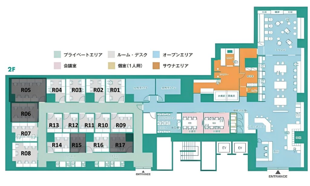 大宮駅5分×サウナ完備×ブックラウンジ。心と体が整うシェアオフィスの写真2