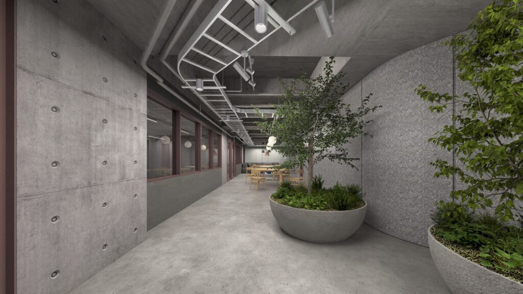 京橋駅徒歩6分!緑と光に包まれた屋外空間付きワークプレイスの写真6