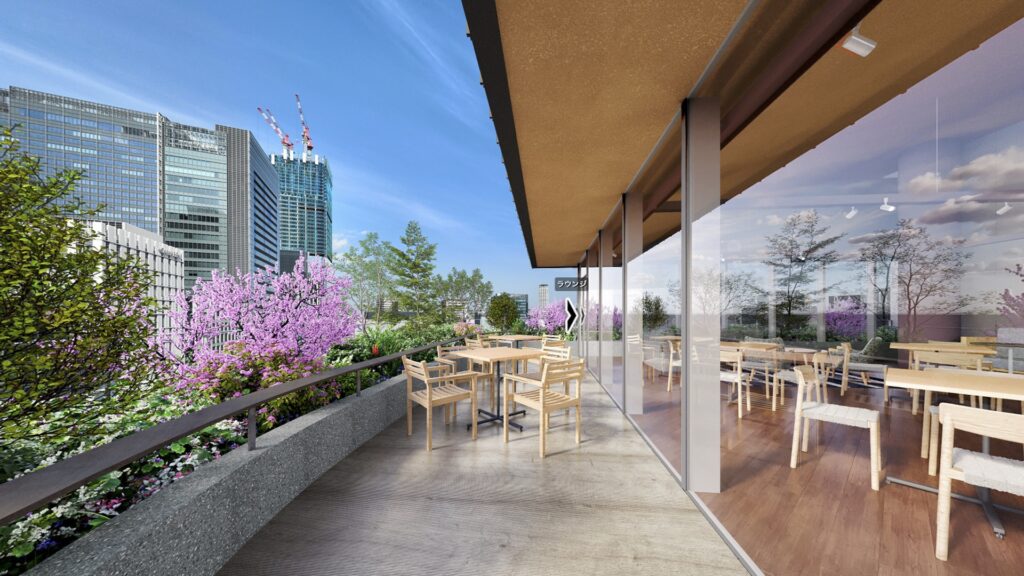 京橋駅徒歩6分!緑と光に包まれた屋外空間付きワークプレイスの写真7