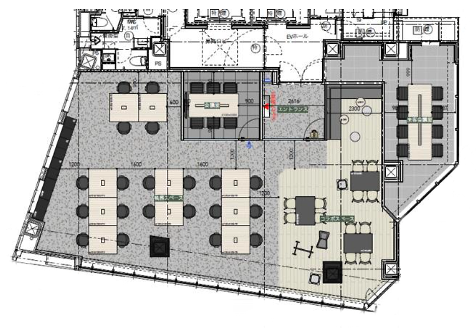六本木一丁目駅3分&敷金ゼロ相談可!高天井の開放的セットアップの写真2