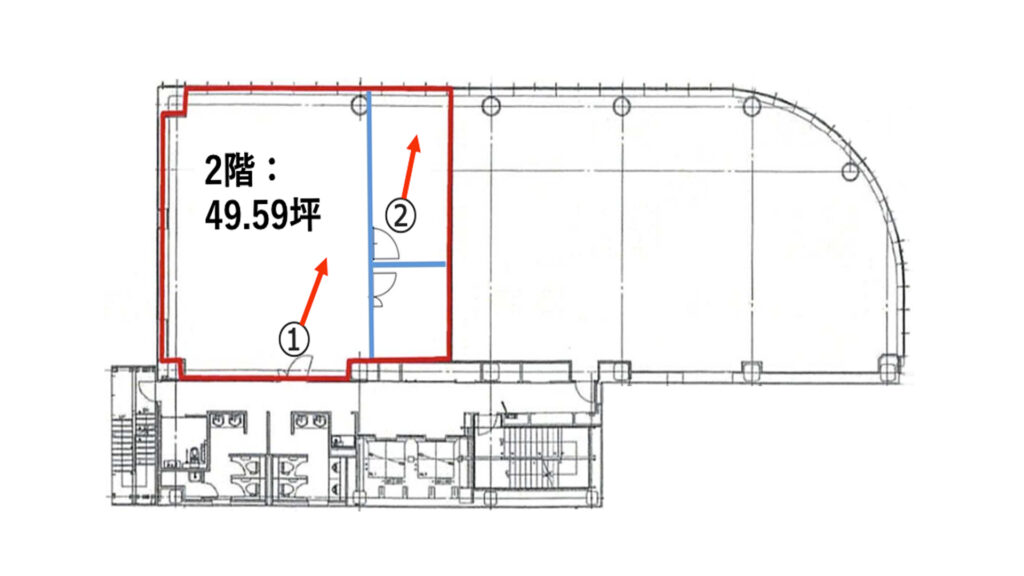 【居抜き 亀戸駅徒歩4分】壁面にグリーン配置のナチュラル空間の写真2