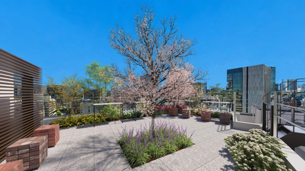 【セットアップ 水道橋駅】最上階！屋上庭園直結のプレミアムオフィスの写真8