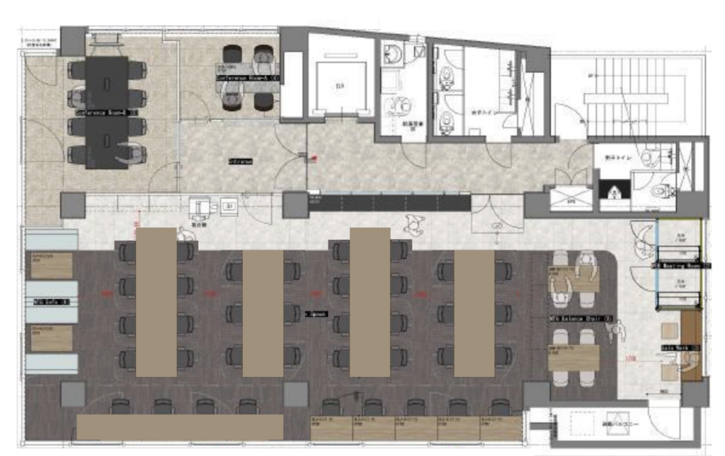【セットアップ 渋谷駅】什器付き＆大型会議室完備のオフィスの写真2