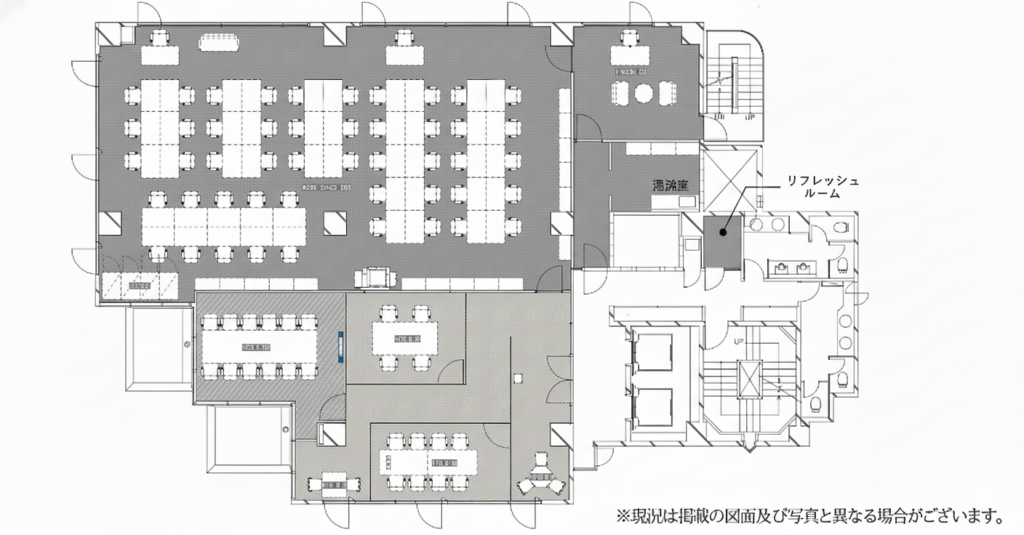 【居抜き 恵比寿駅徒歩6分】会議室3室・受付設置済みオフィスの写真2