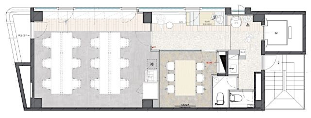 【セットアップ 東日本橋駅徒歩4分】什器完備・テレカンブース付きの写真2