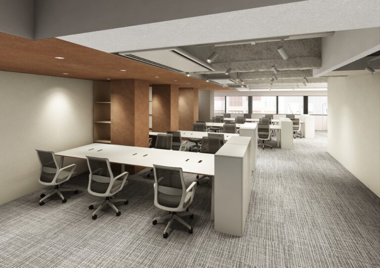 【セットアップ 市ケ谷駅2分】フォンブース＆会議室2室完備で洗練された内装