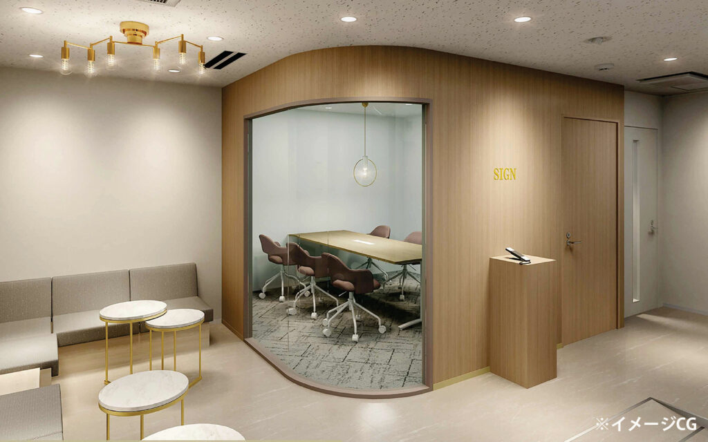 【セットアップ 赤坂見附駅2分】会議室完備の洗練された内装と抜群のアクセスを誇るオフィスの写真1