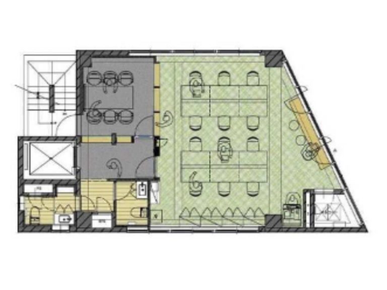 専用会議室＆男女別トイレ完備のリニューアルオフィス